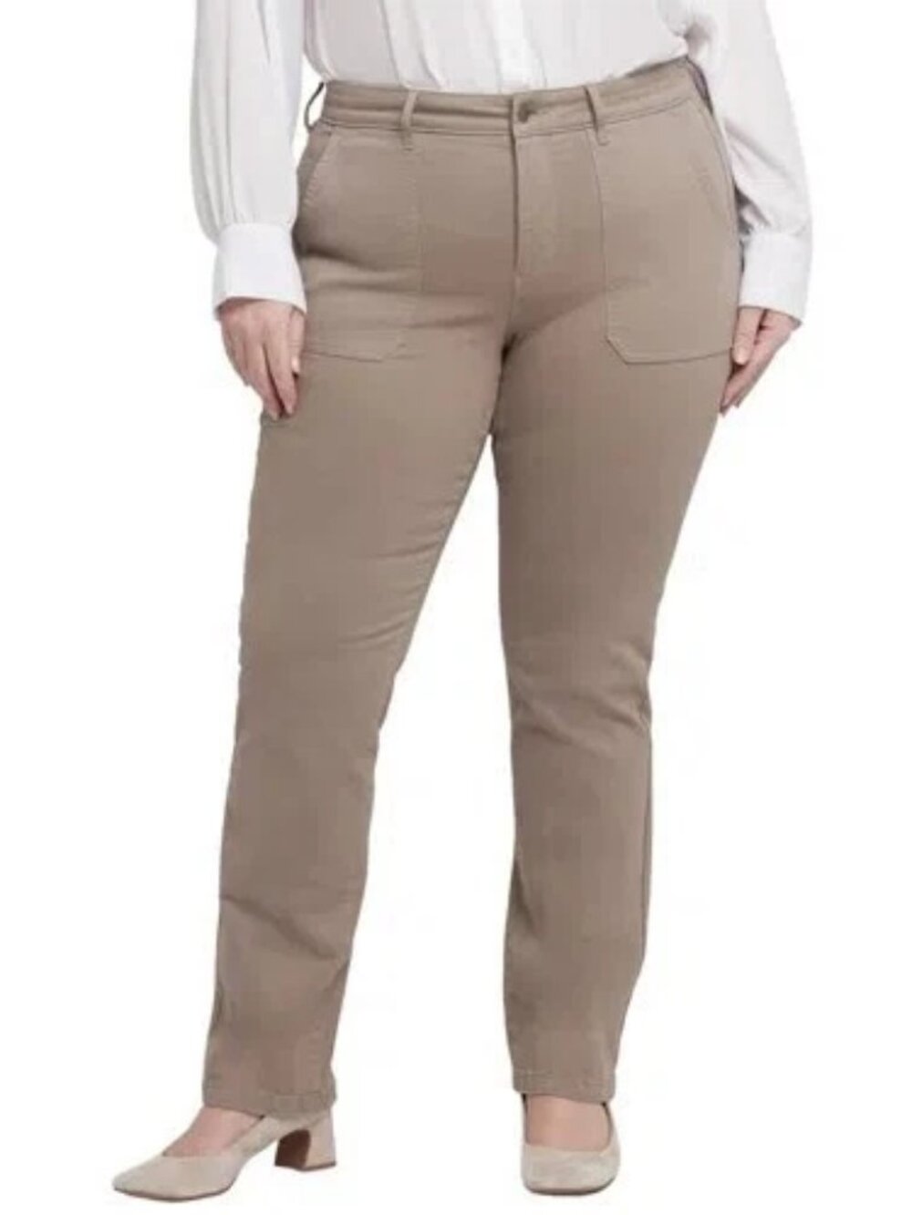 NYDJ Womens Jeans Size 22W Country Oak Marilyn Straight Plus Size New